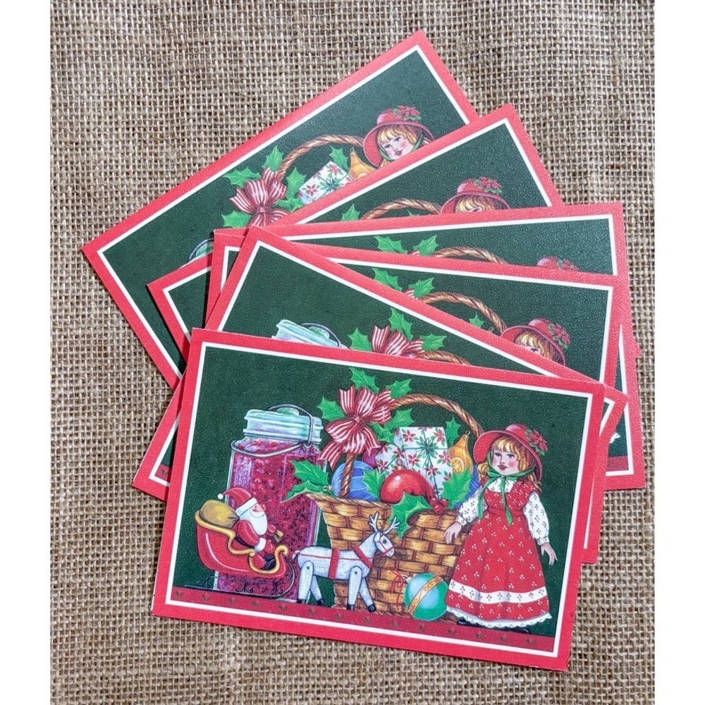 Vintage A Sunshine Card Christmas Cards Toys Holiday Gifts Framable Journaling